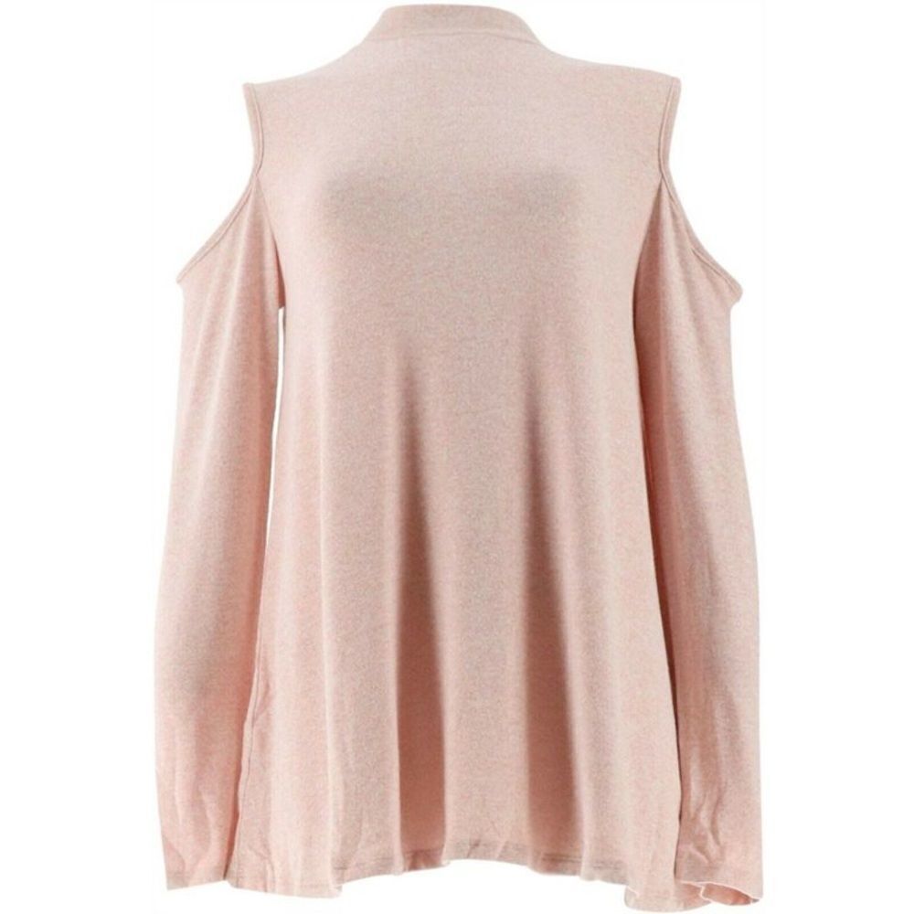 Lisa Rinna Collection Cold Shoulder Knit Top - Picture 2 of 5